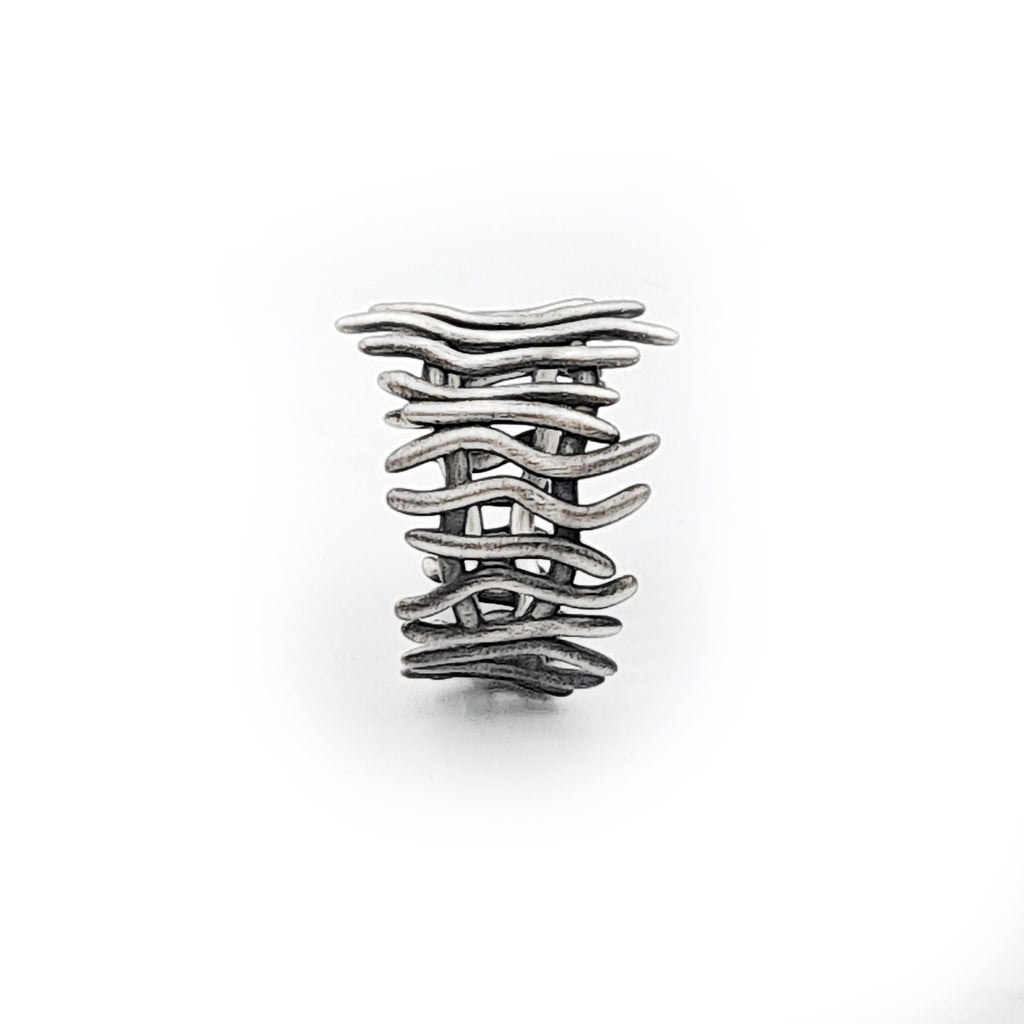 ''Waves'' Silver 925 Ring