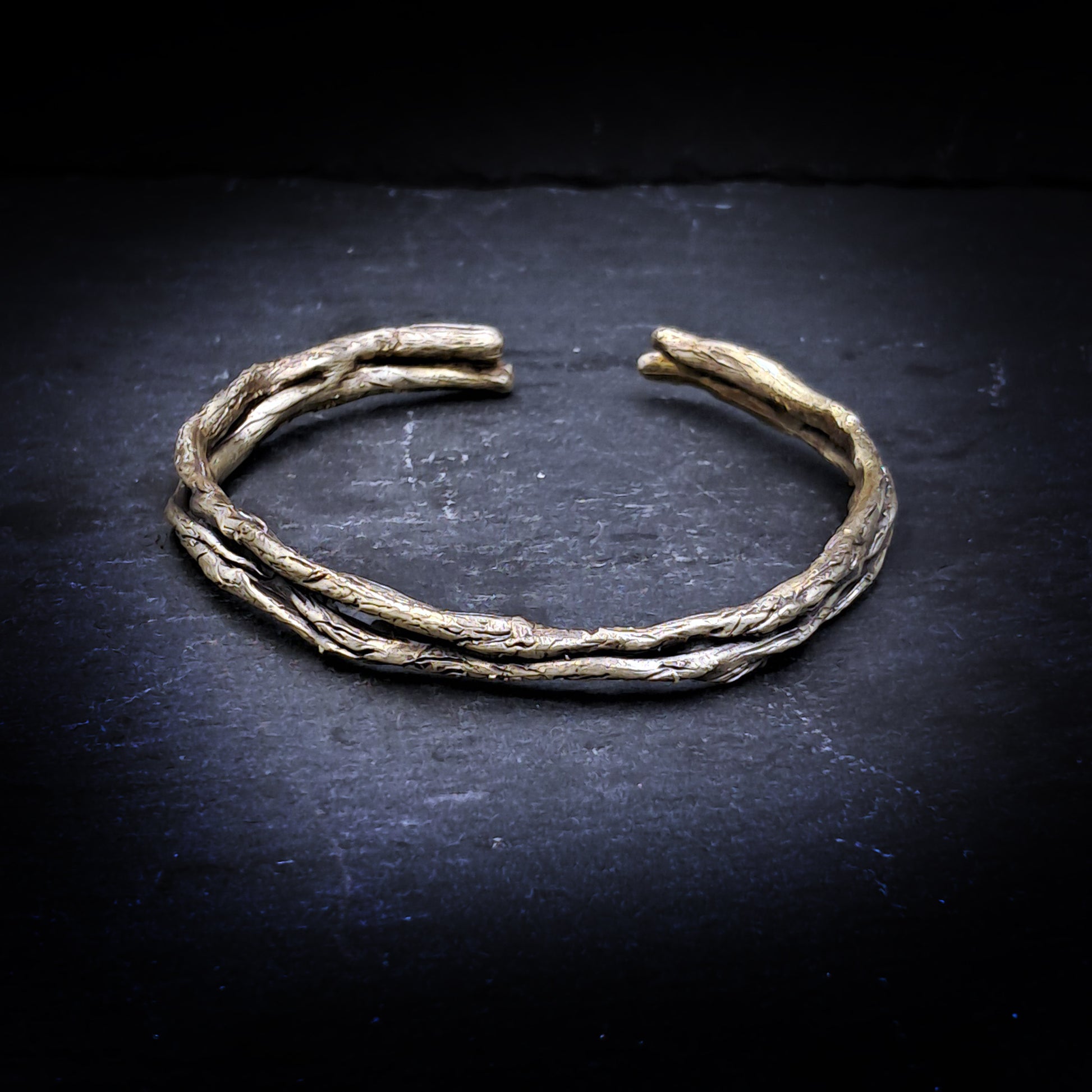 ''Branches'' Brass Cuff Bracelet