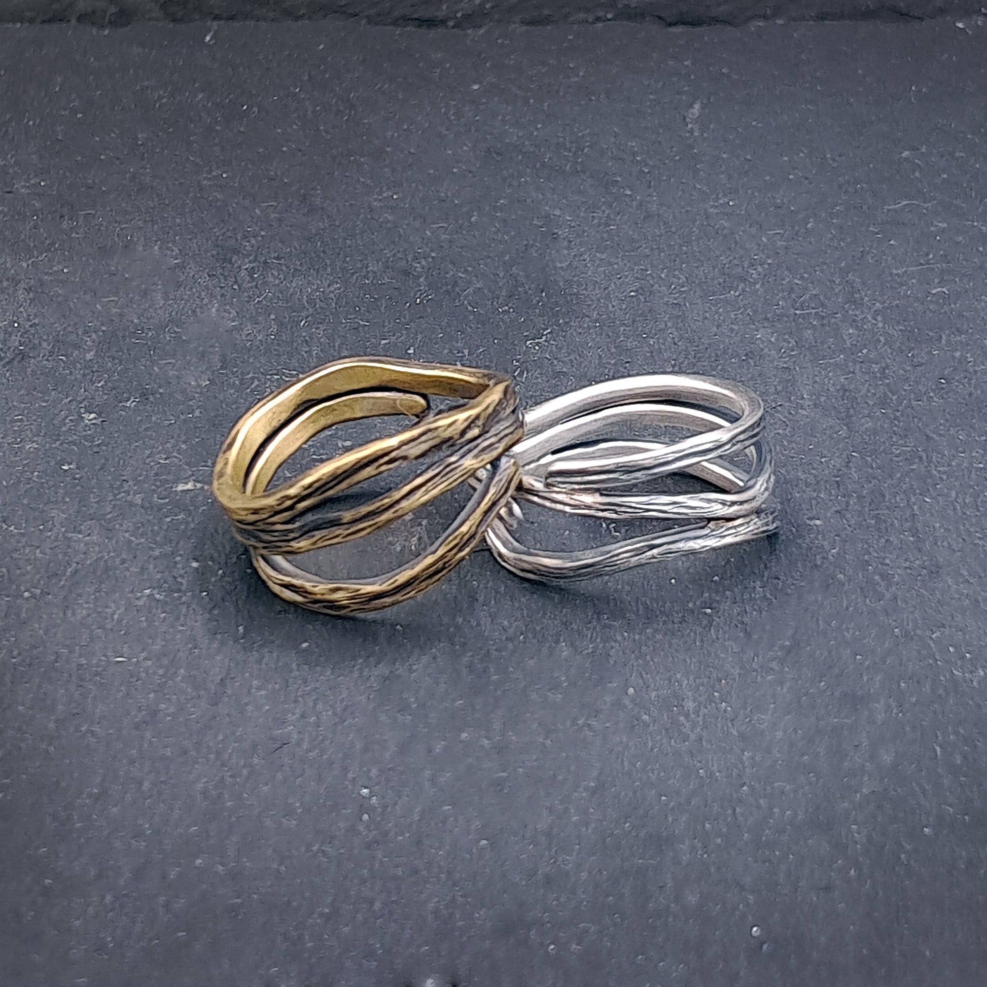 ''Τree branch'' 925 silver or brass ring