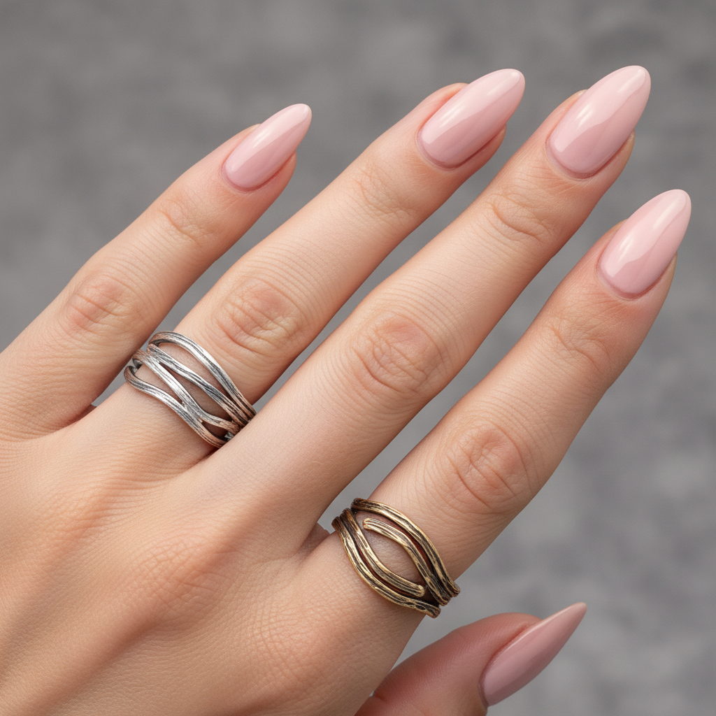 ''Τree branch'' 925 silver or brass ring