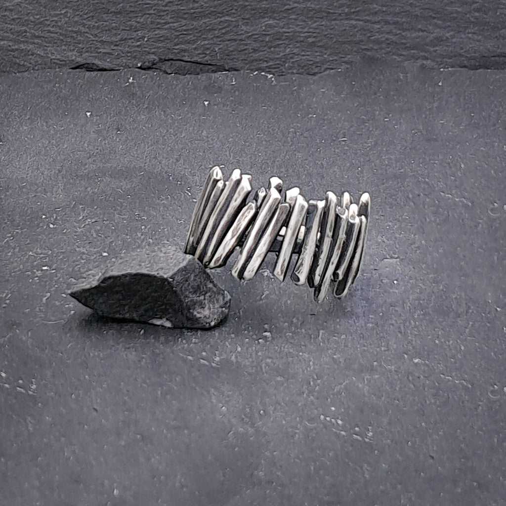 ''Lines'' Silver 925 Ring