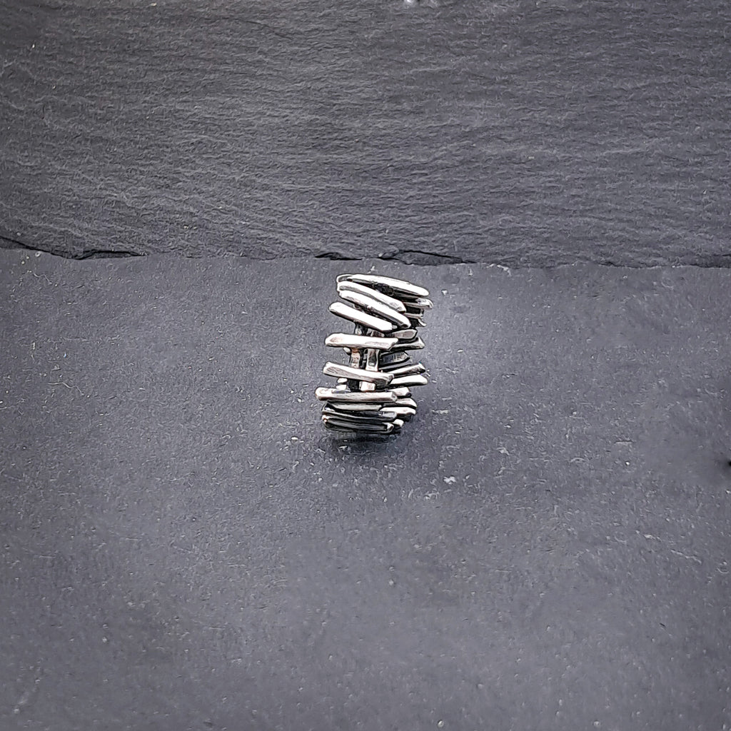 ''Lines'' Silver 925 Ring