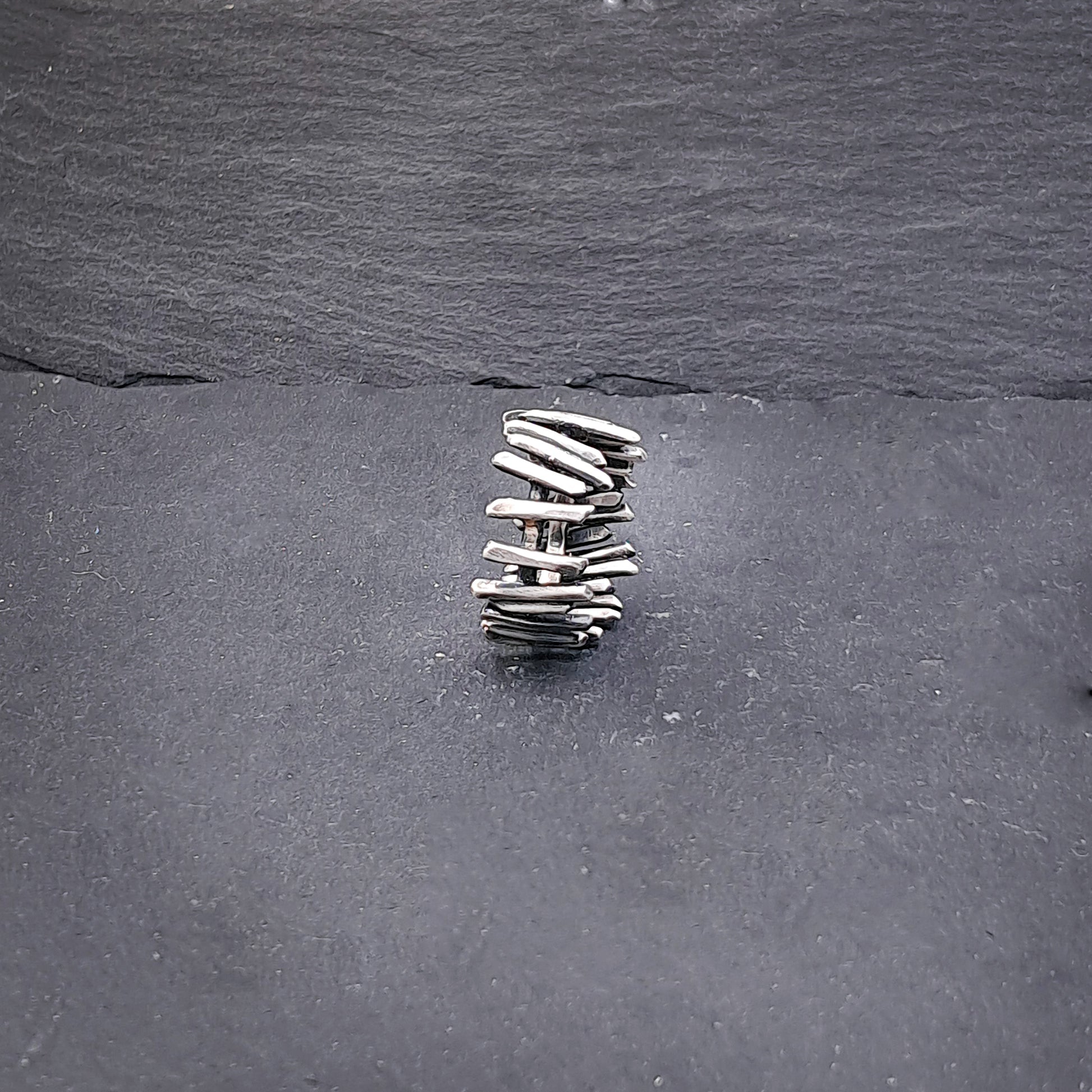 ''Lines'' Silver 925 Ring