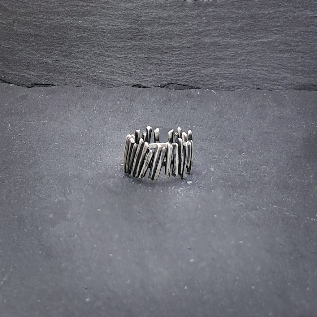 ''Lines'' Silver 925 Ring