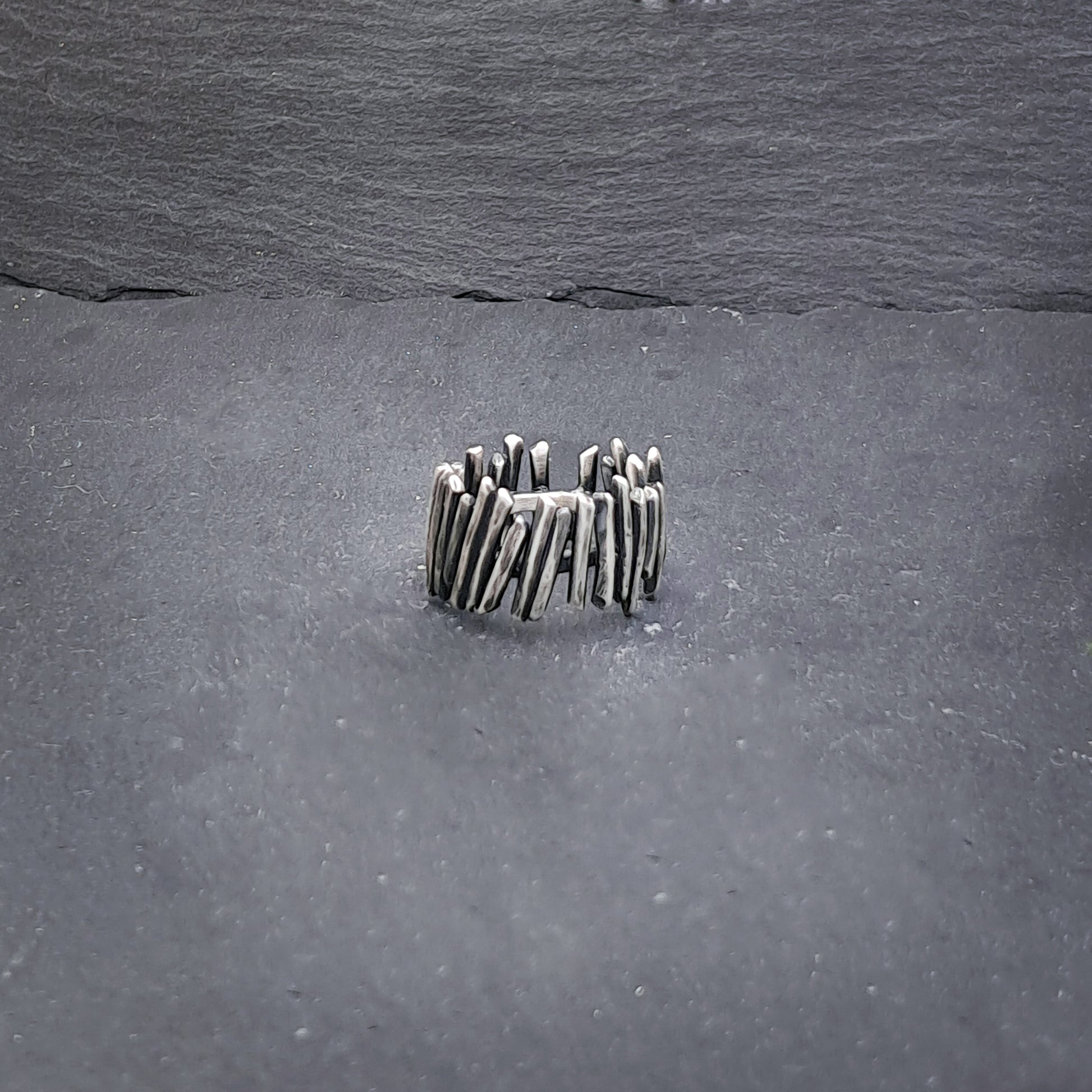 ''Lines'' Silver 925 Ring
