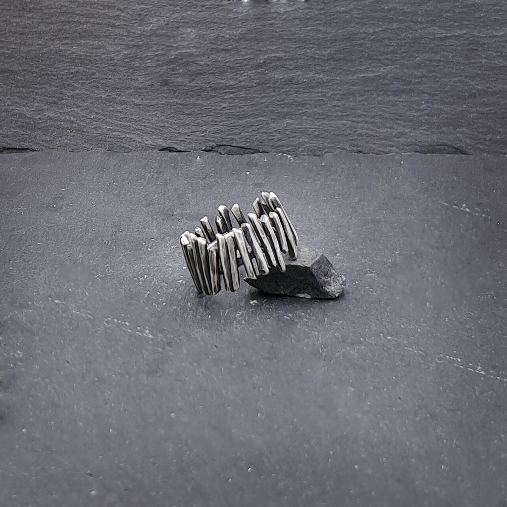 ''Lines'' Silver 925 Ring