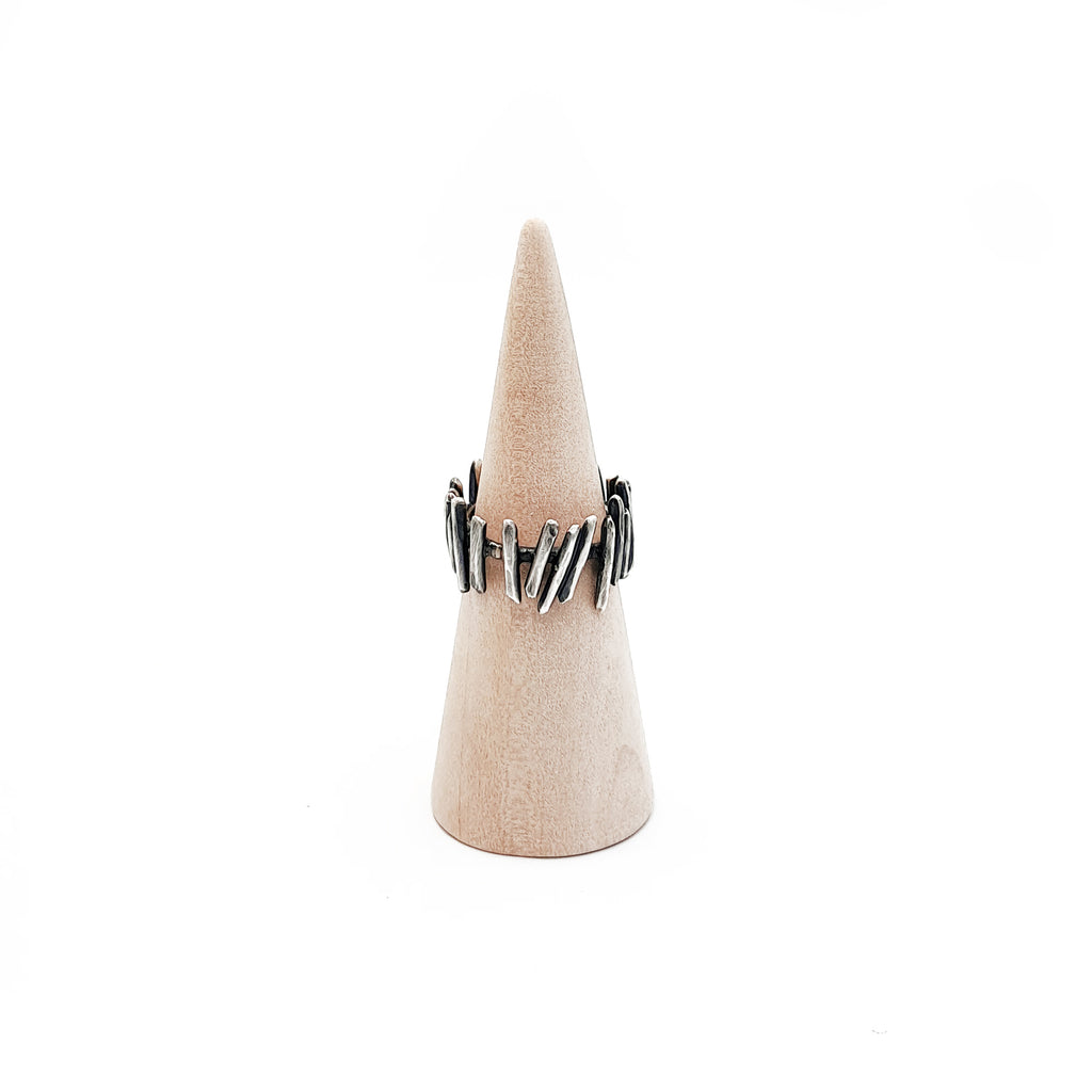 ''Lines'' Silver 925 Ring