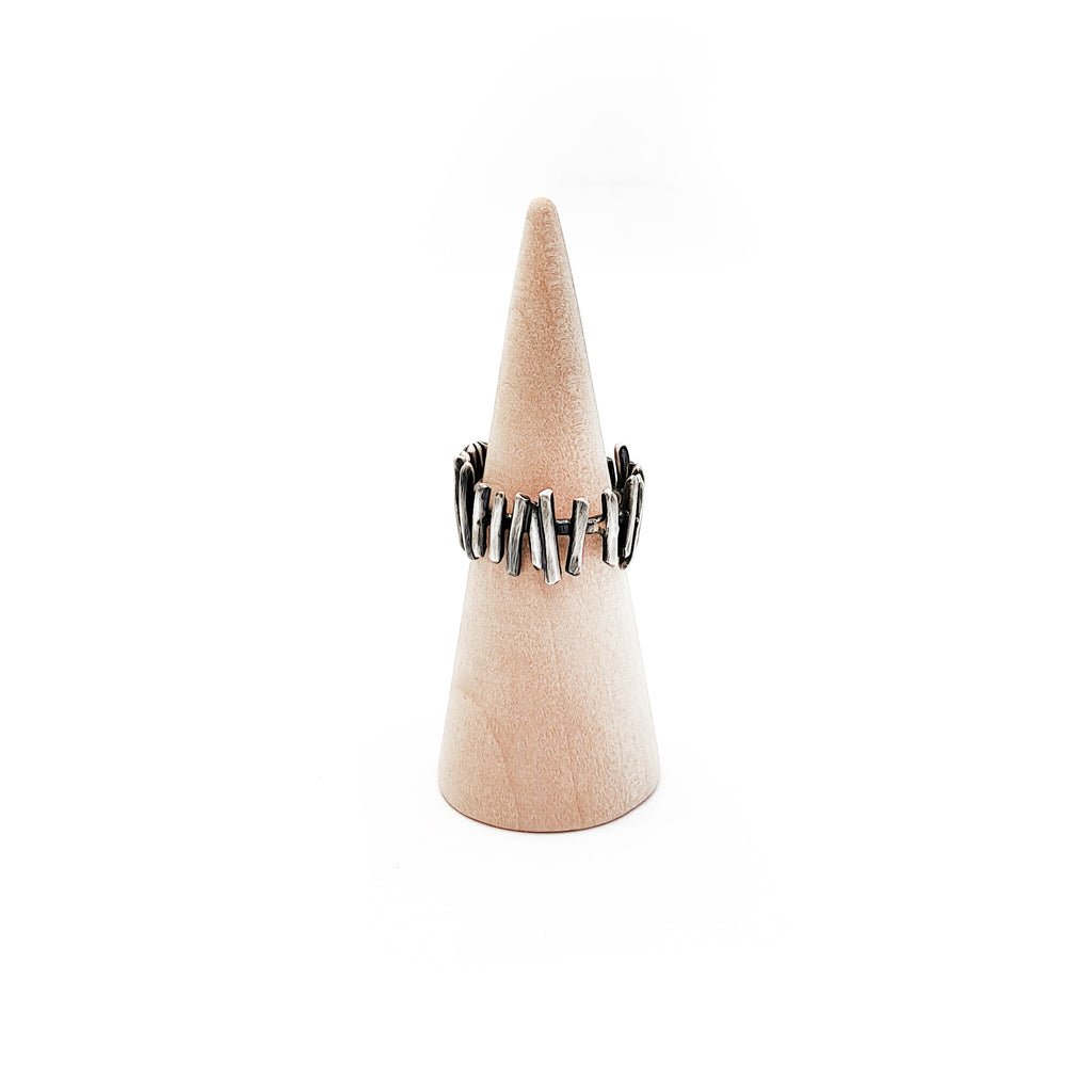 ''Lines'' Silver 925 Ring