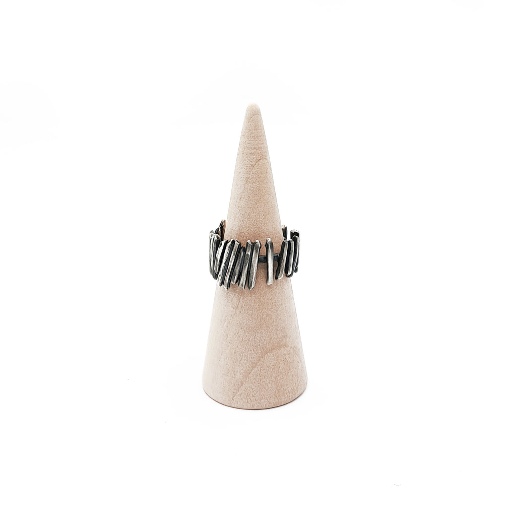 ''Lines'' Silver 925 Ring