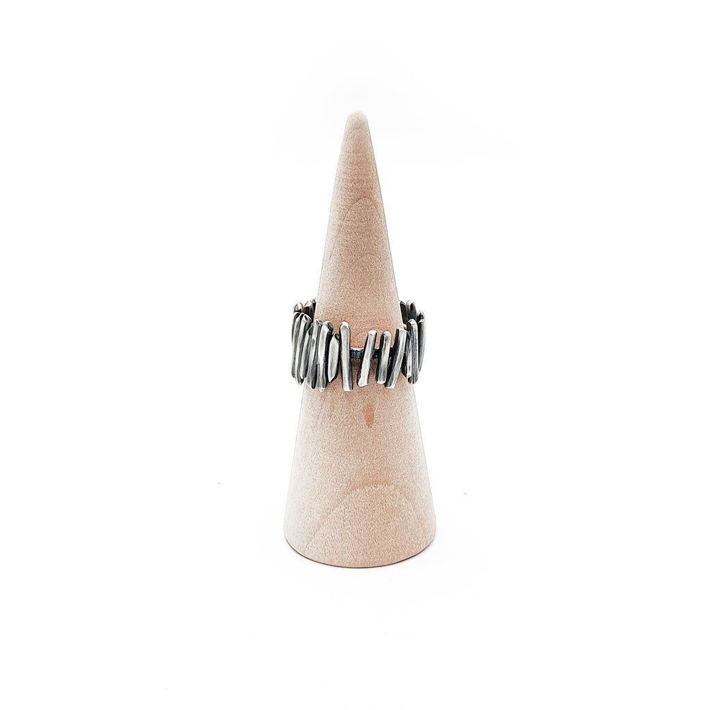 ''Lines'' Silver 925 Ring
