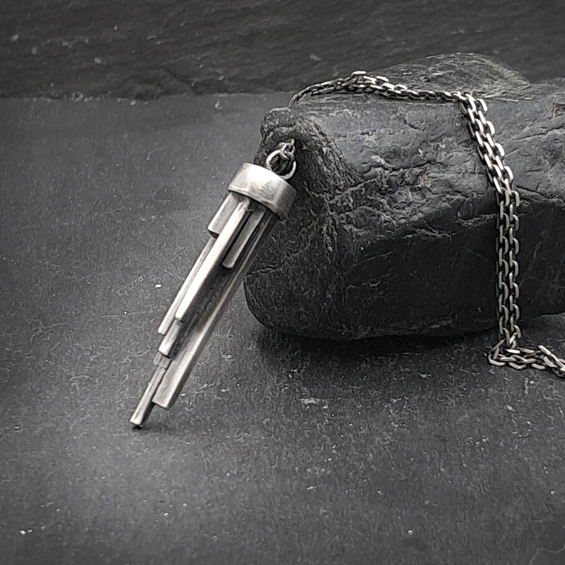 ''Stalactites''  925 Silver Necklace