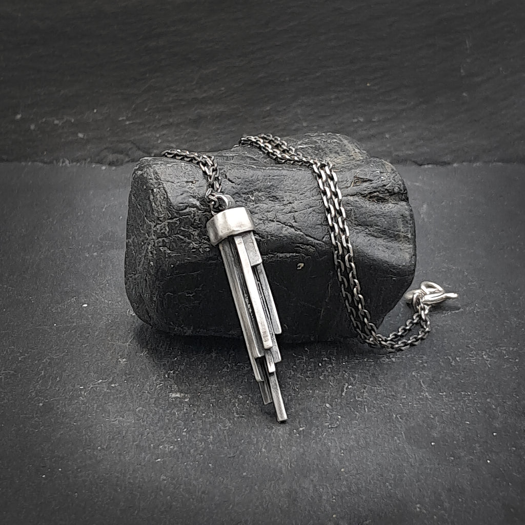 ''Stalactites''  925 Silver Necklace