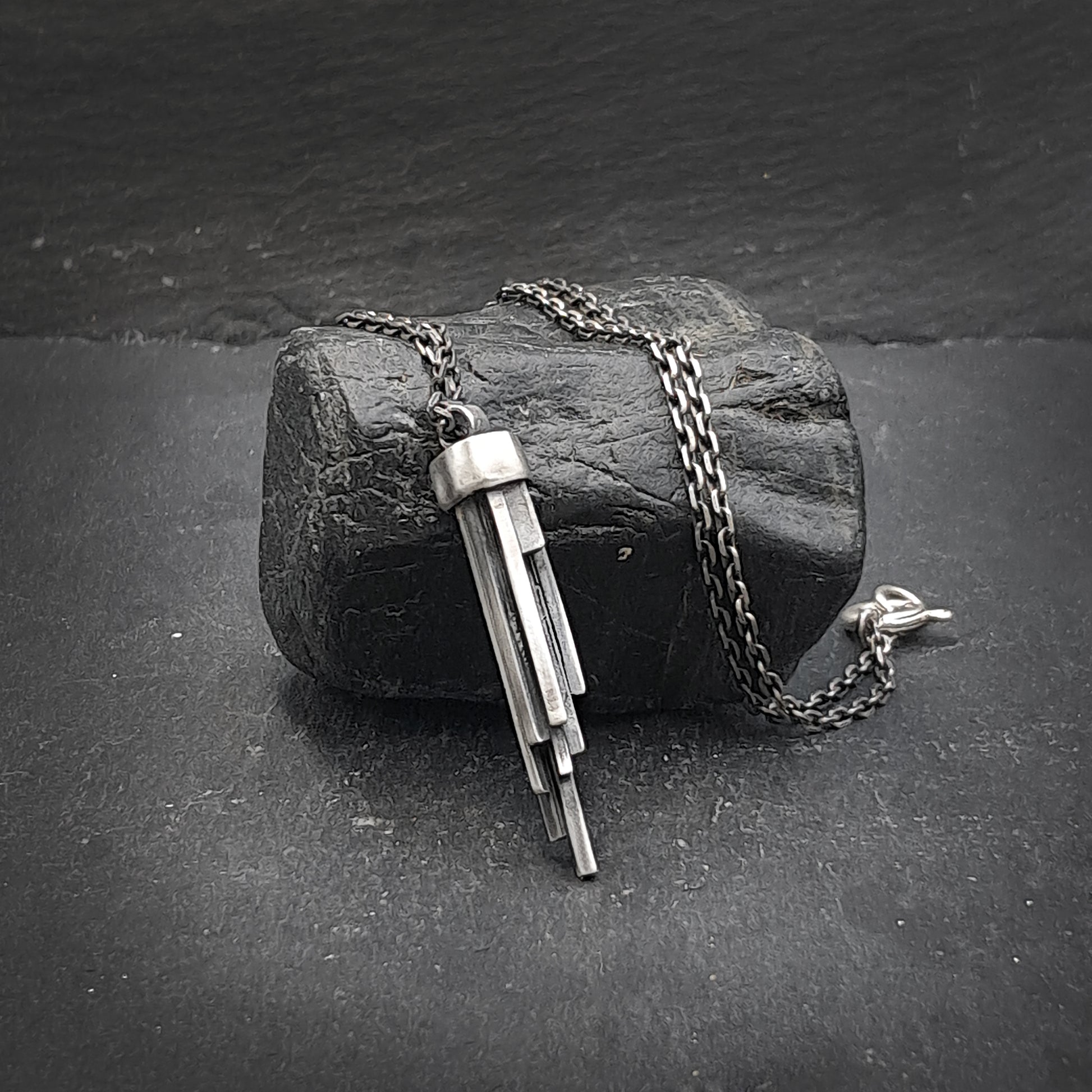 ''Stalactites''  925 Silver Necklace