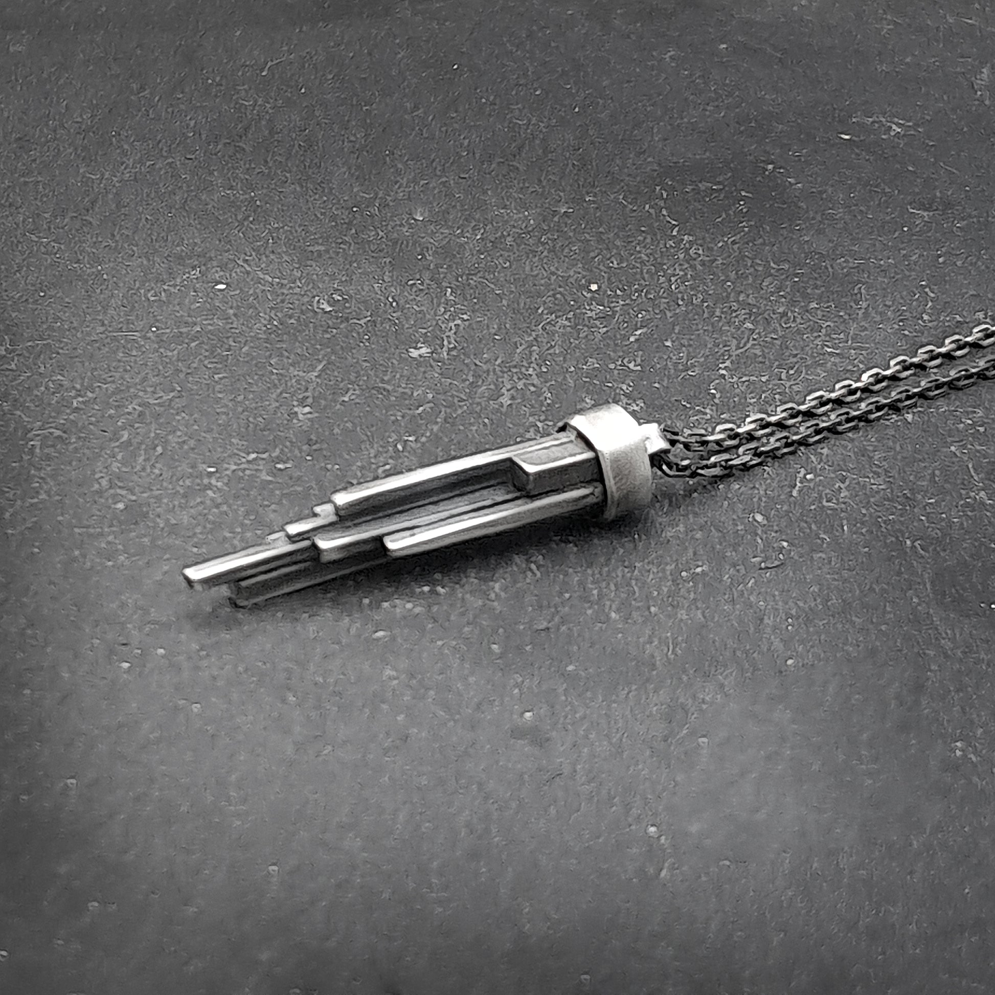 ''Stalactites''  925 Silver Necklace