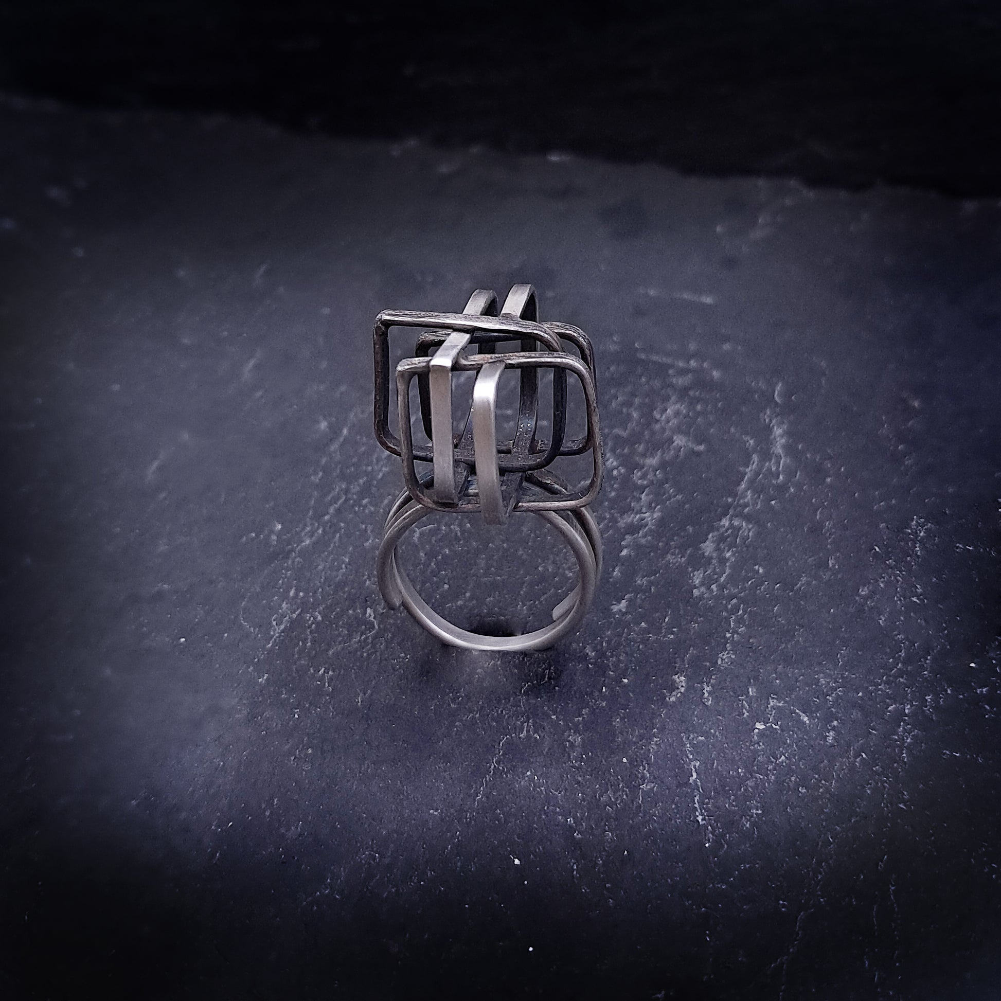 ''Interwoven Paths'' 925 Silver Ring