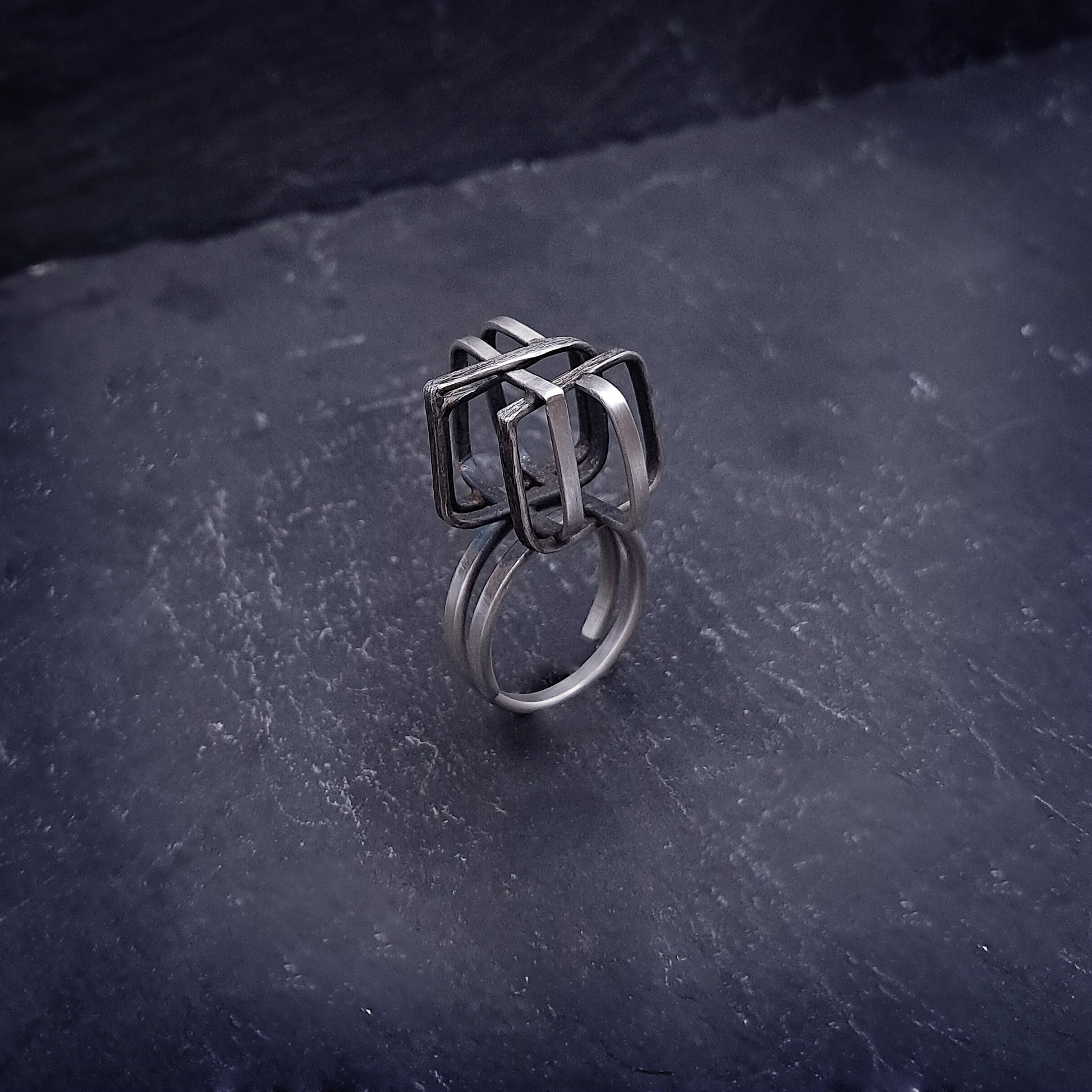 ''Interwoven Paths'' 925 Silver Ring
