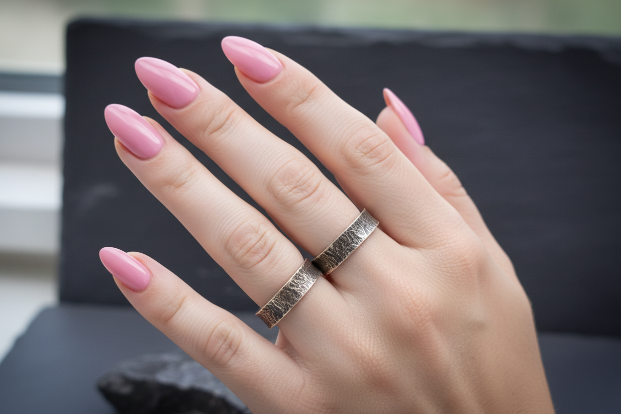 ''Raw Horizon'' Adjustable brass rings