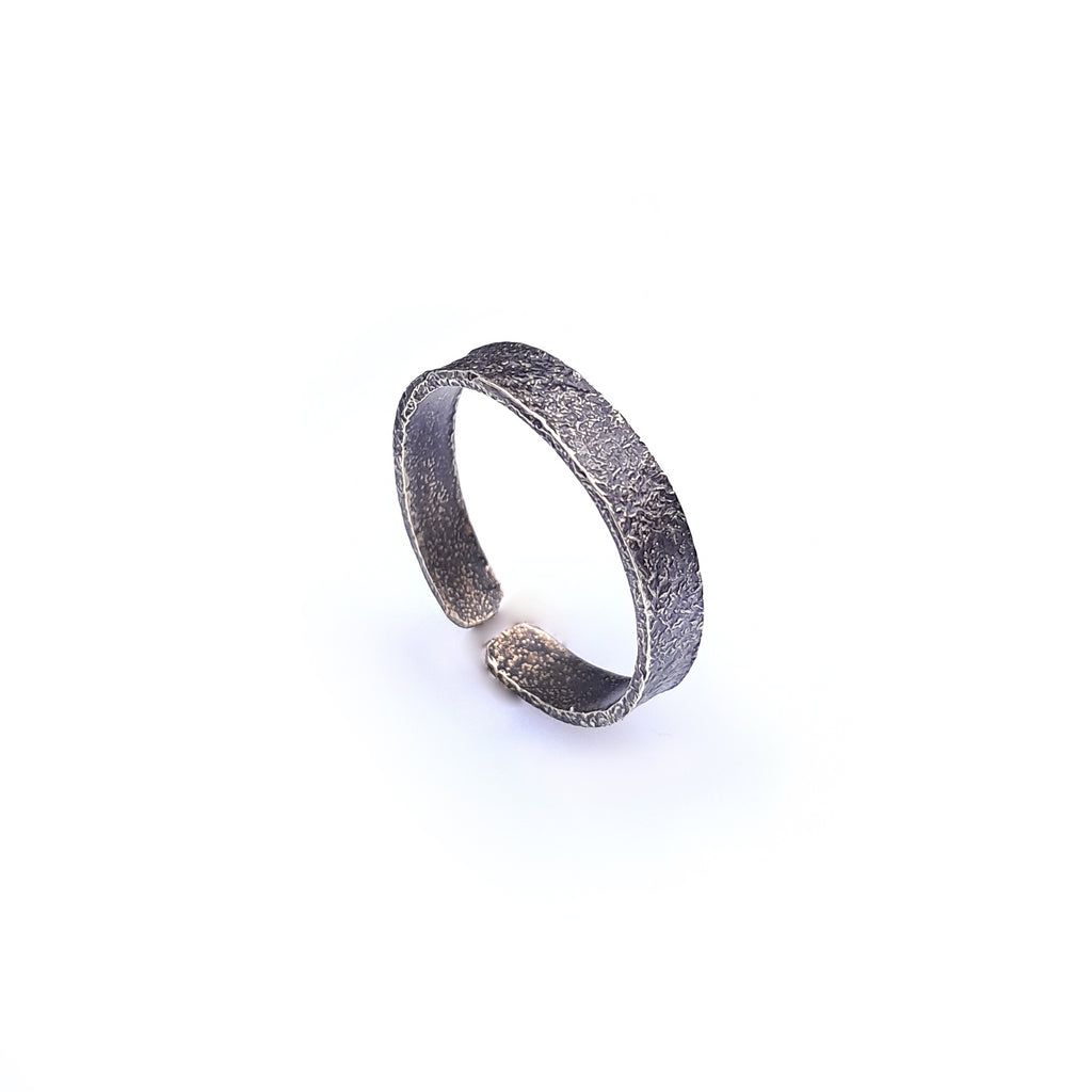 ''Echoes of Earth'' Adjustable brass ring