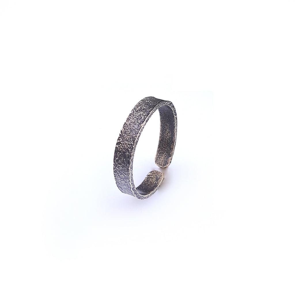 ''Echoes of Earth'' Adjustable brass ring