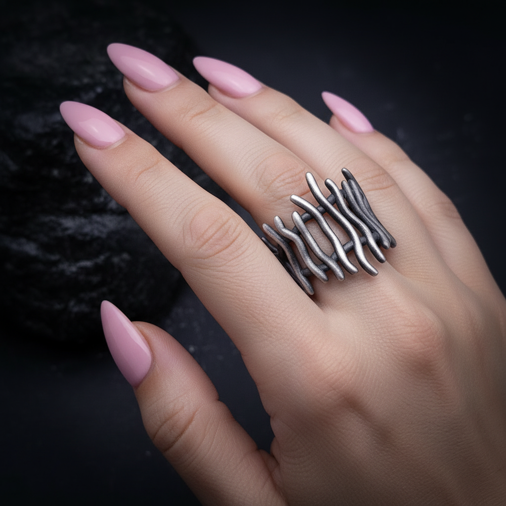 ''Waves'' Silver 925 Ring