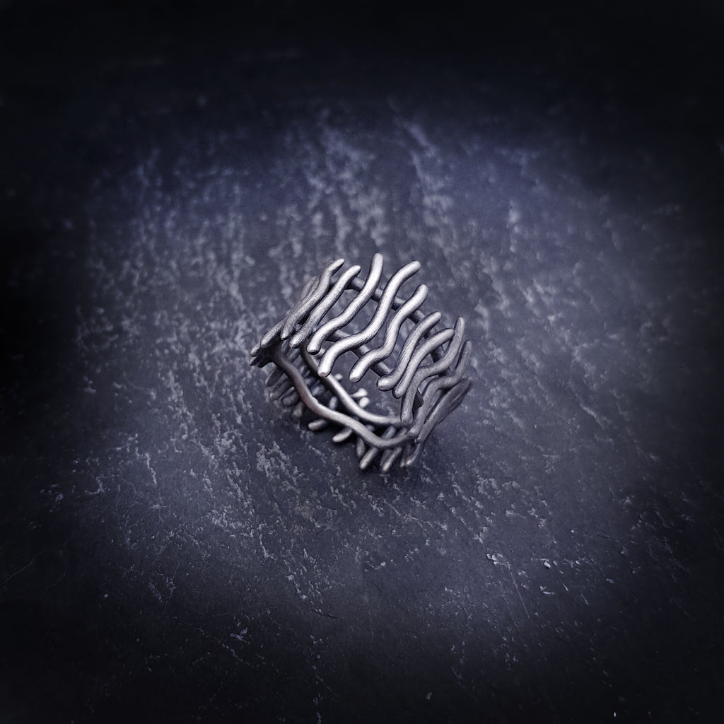 ''Waves'' Silver 925 Ring