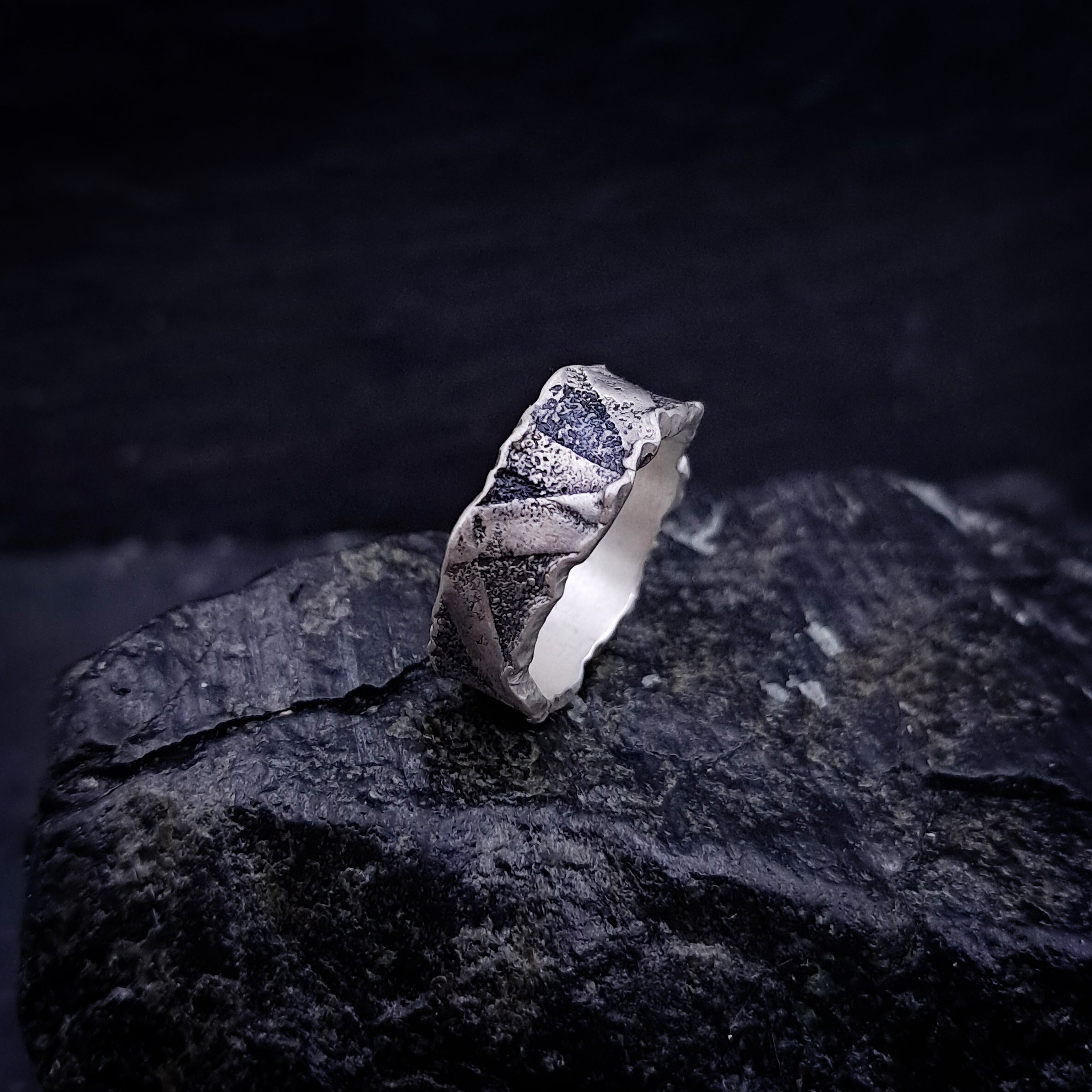 Bands'' Silver 925 Ring – THEOXOS.com
