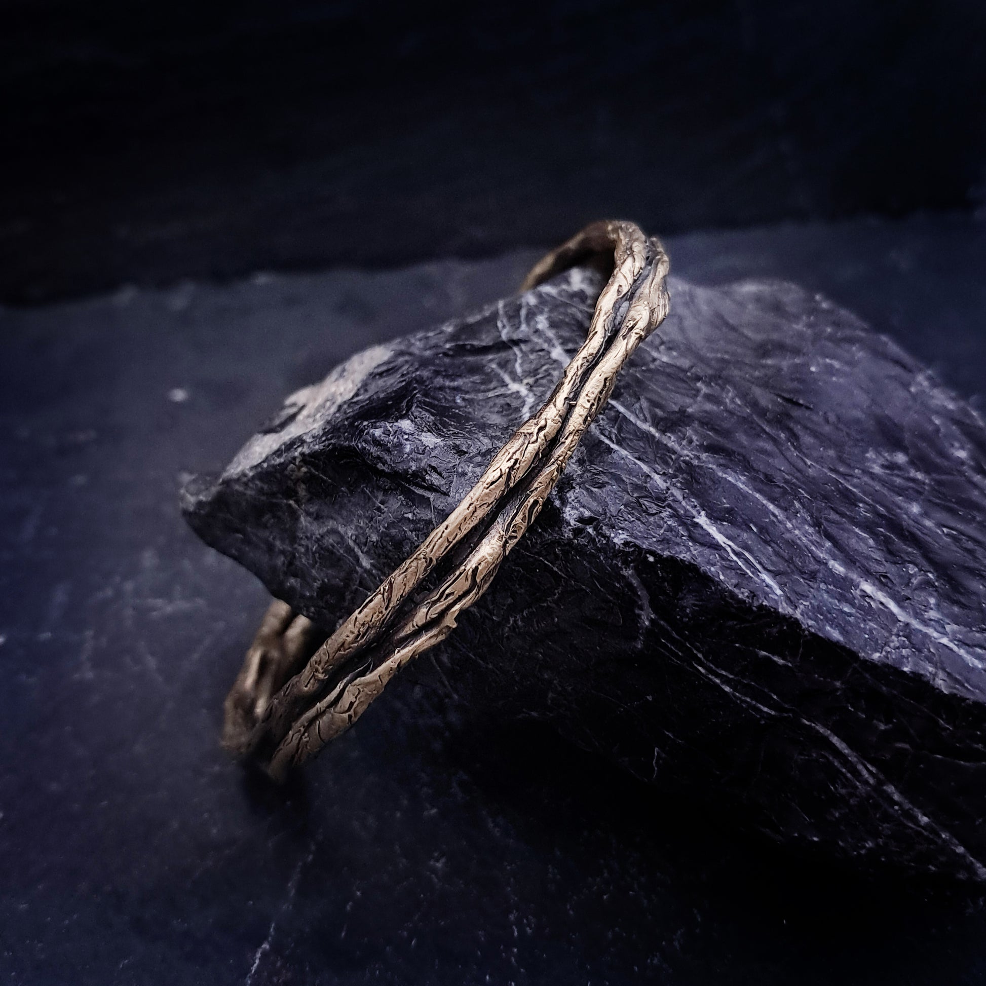''Branches'' Brass Cuff Bracelet
