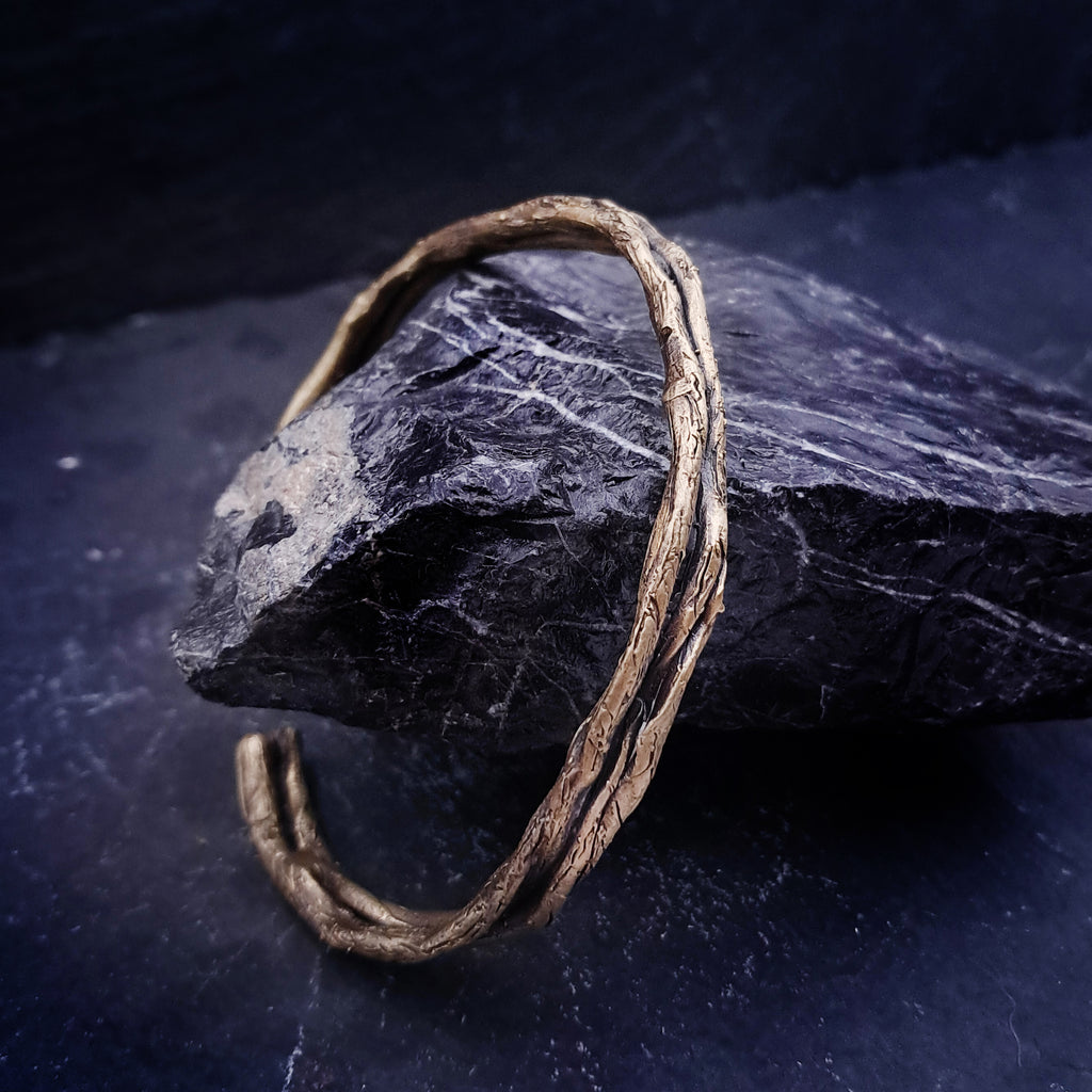 ''Branches'' Brass Cuff Bracelet