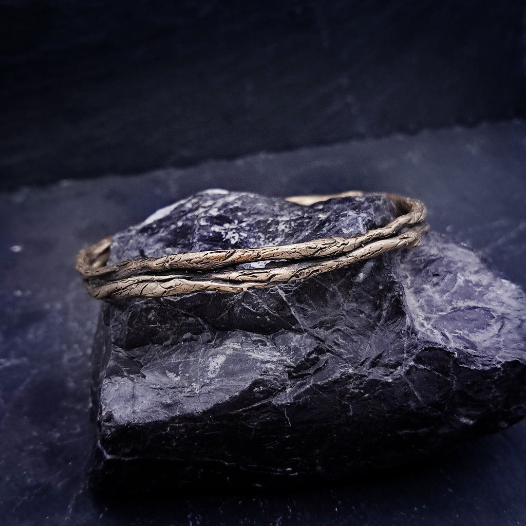 ''Branches'' Brass Cuff Bracelet