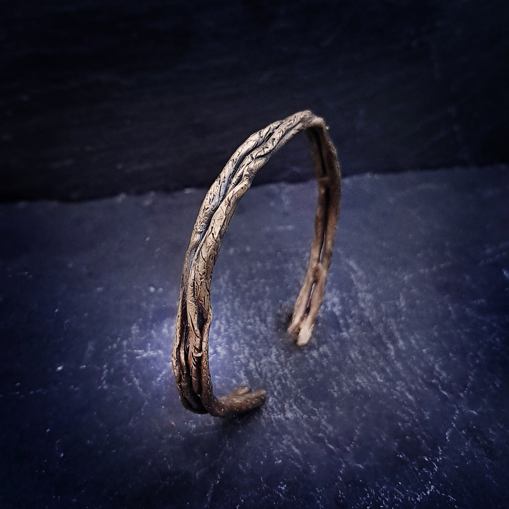 ''Branches'' Brass Cuff Bracelet