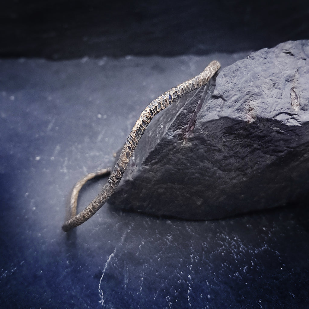 ''Waves'' Brass Cuff Bracelet