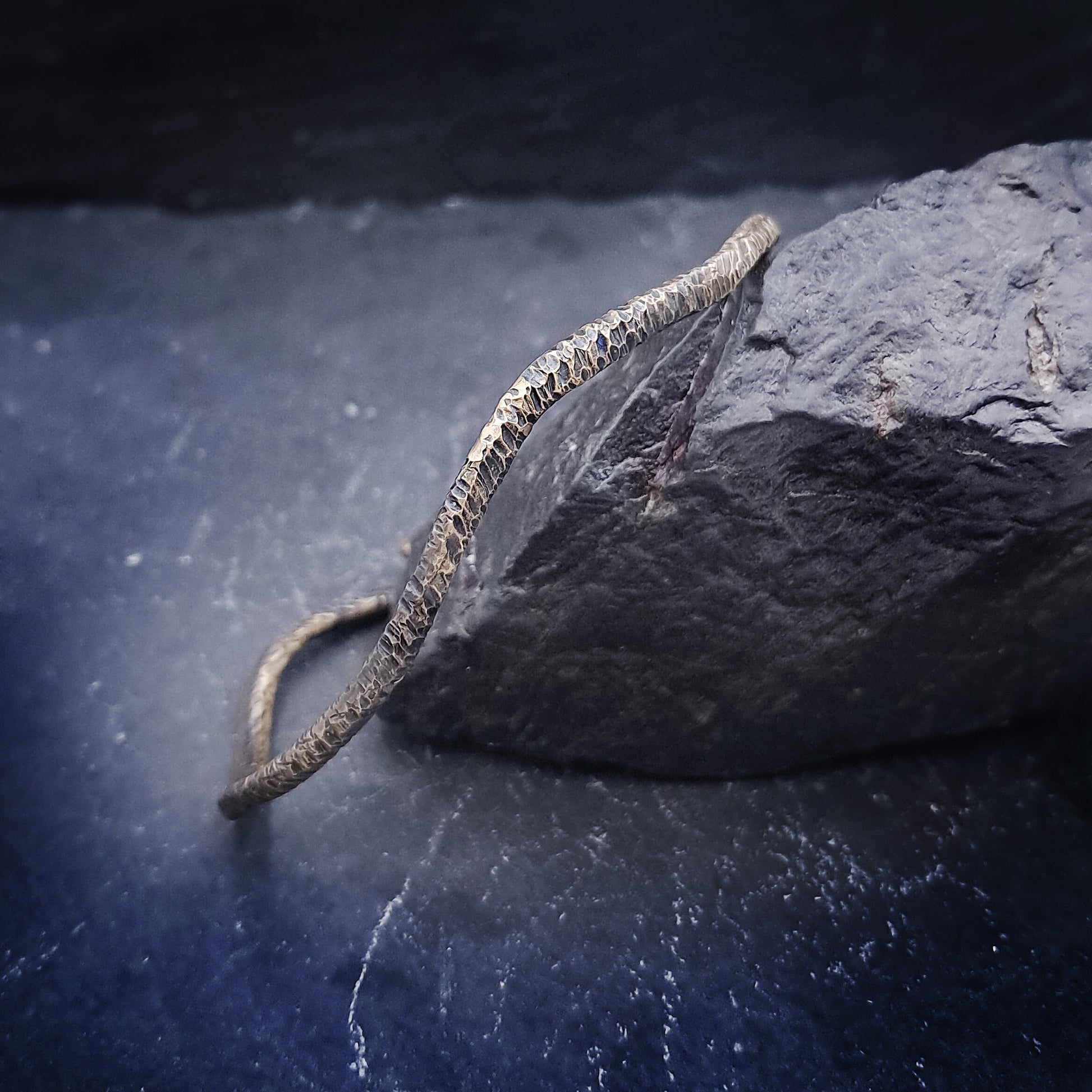 ''Waves'' Brass Cuff Bracelet