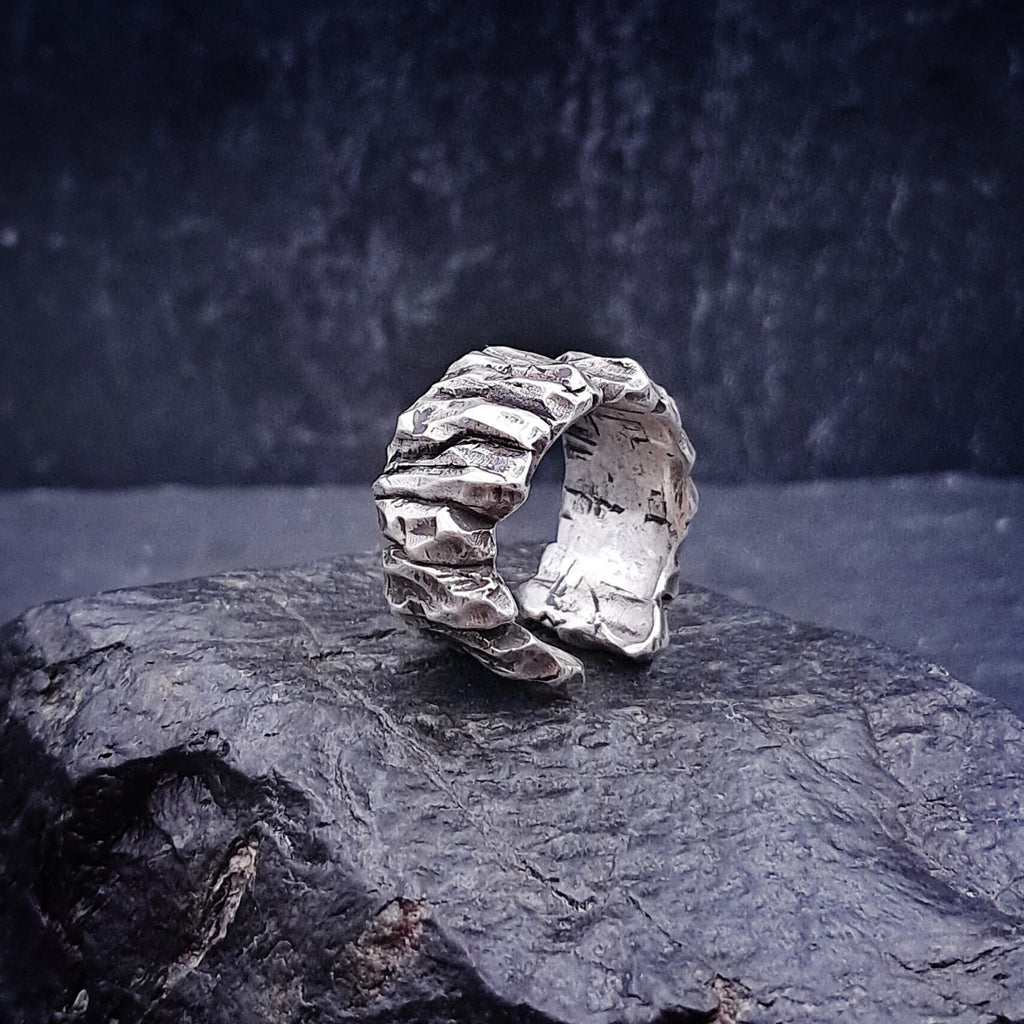 ''Monolith'' Adjustable Silver 925 Ring