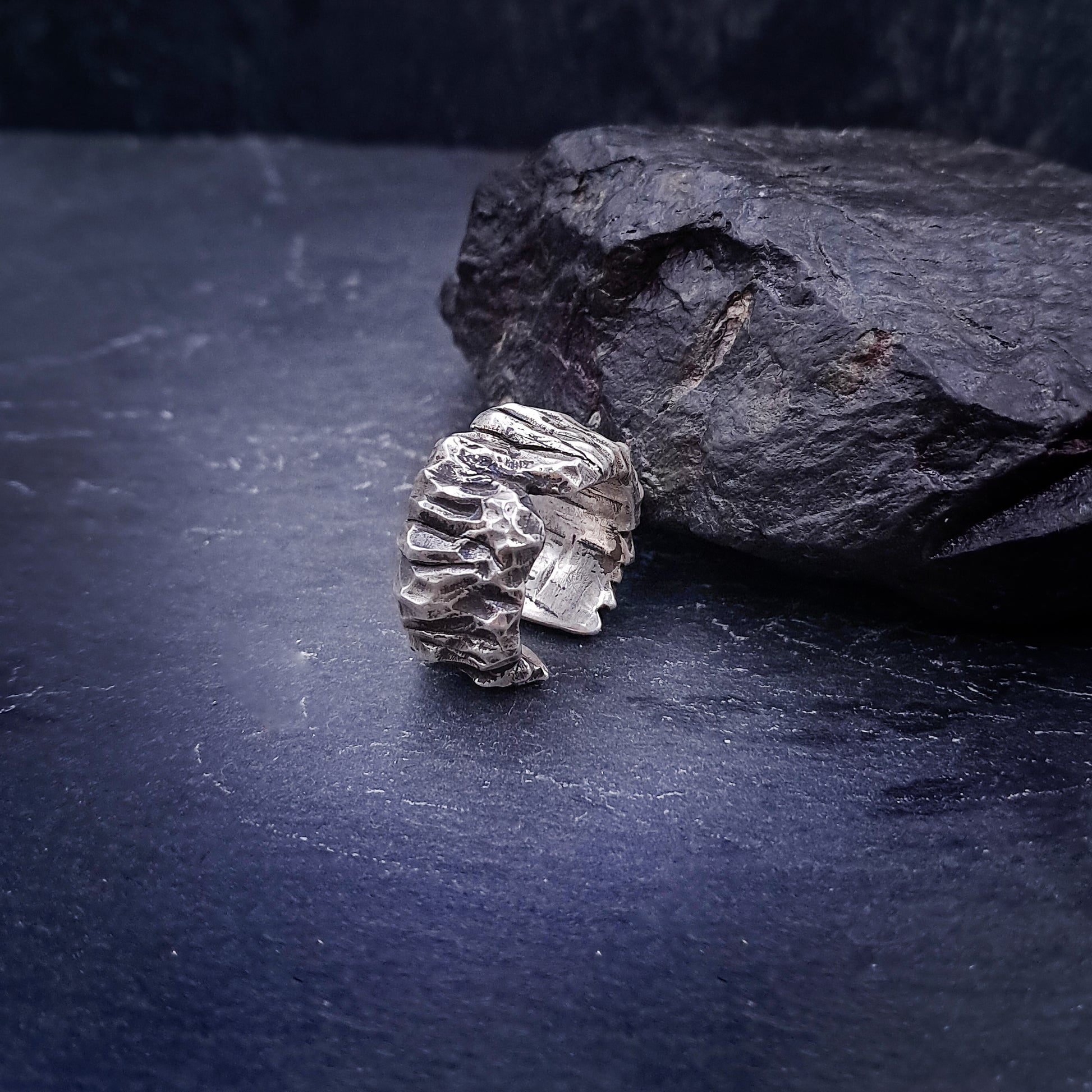 ''Monolith'' Adjustable Silver 925 Ring