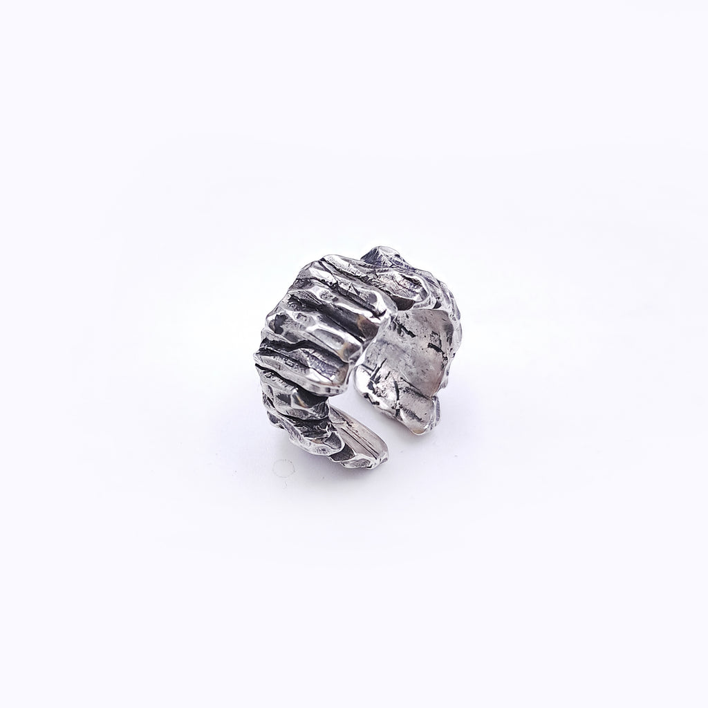 ''Monolith'' Adjustable Silver 925 Ring