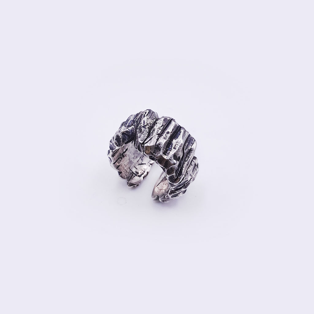 ''Monolith'' Adjustable Silver 925 Ring