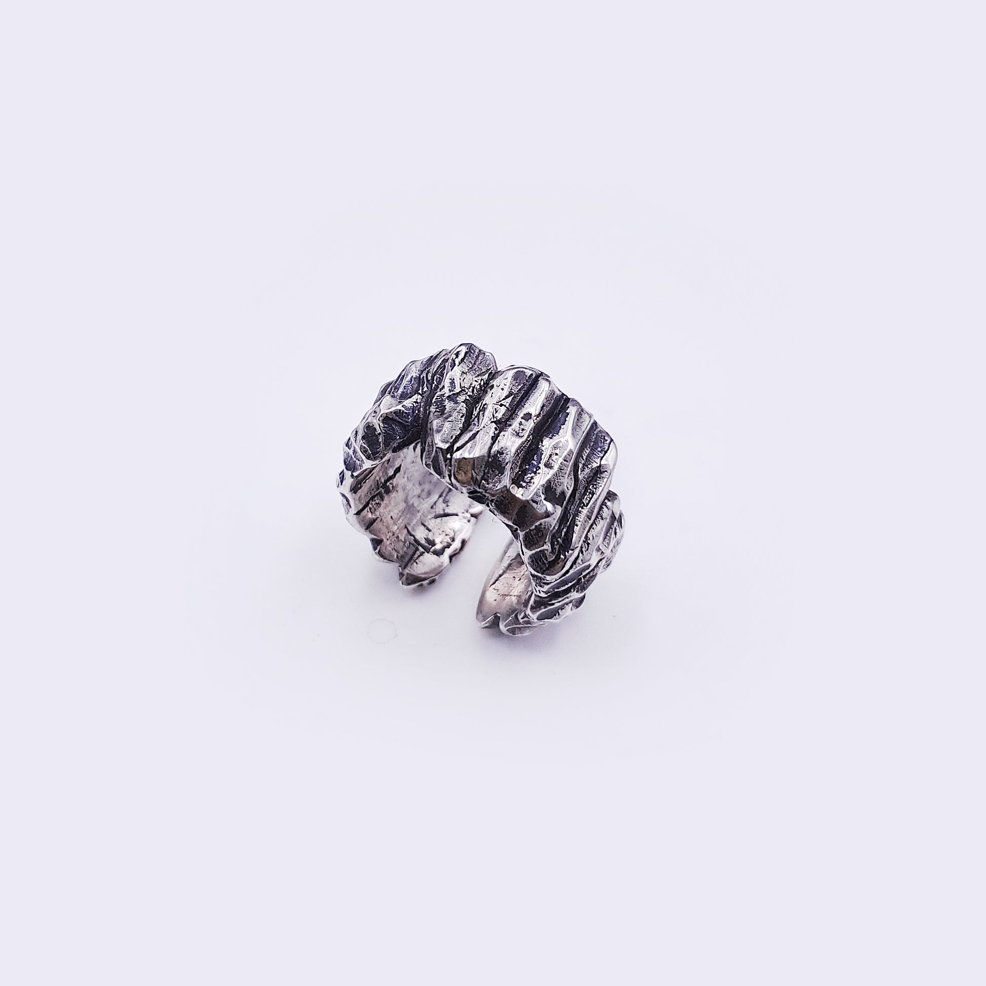 ''Monolith'' Adjustable Silver 925 Ring