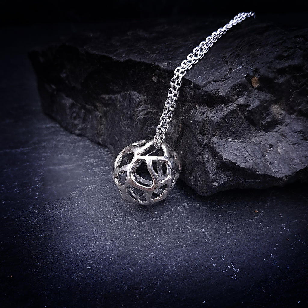 ''Orb of Light'' 925 Silver Necklace