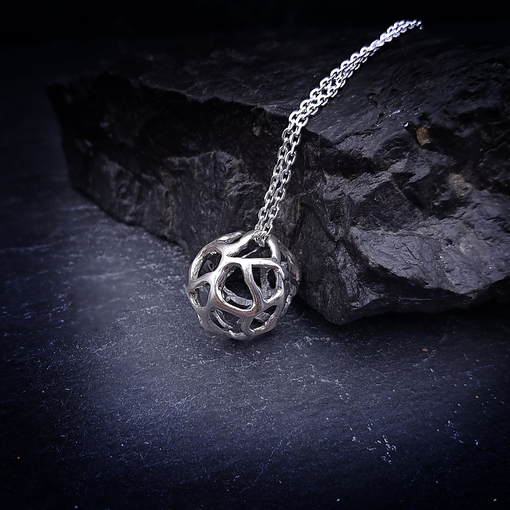 ''Orb of Light'' 925 Silver Necklace
