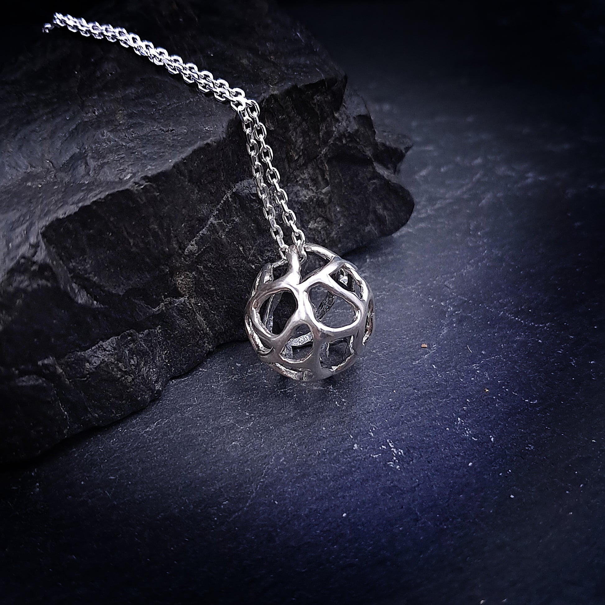 ''Orb of Light'' 925 Silver Necklace
