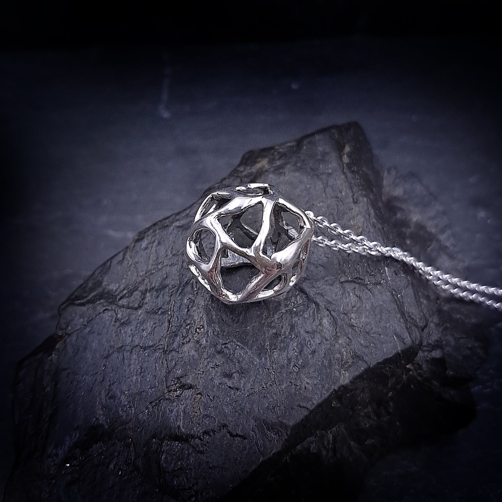 ''Orb of Light'' 925 Silver Necklace