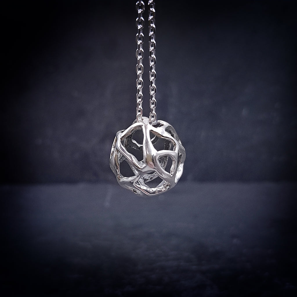 ''Orb of Light'' 925 Silver Necklace