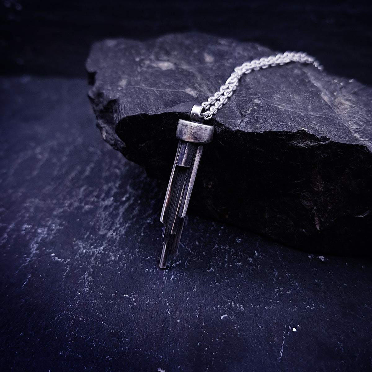 ''Stalactites''  925 Silver Necklace