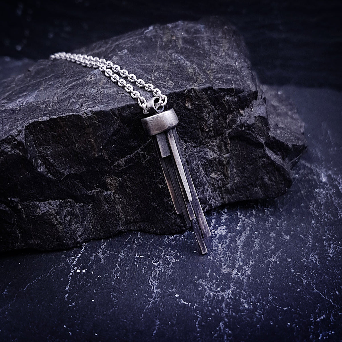 ''Stalactites''  925 Silver Necklace