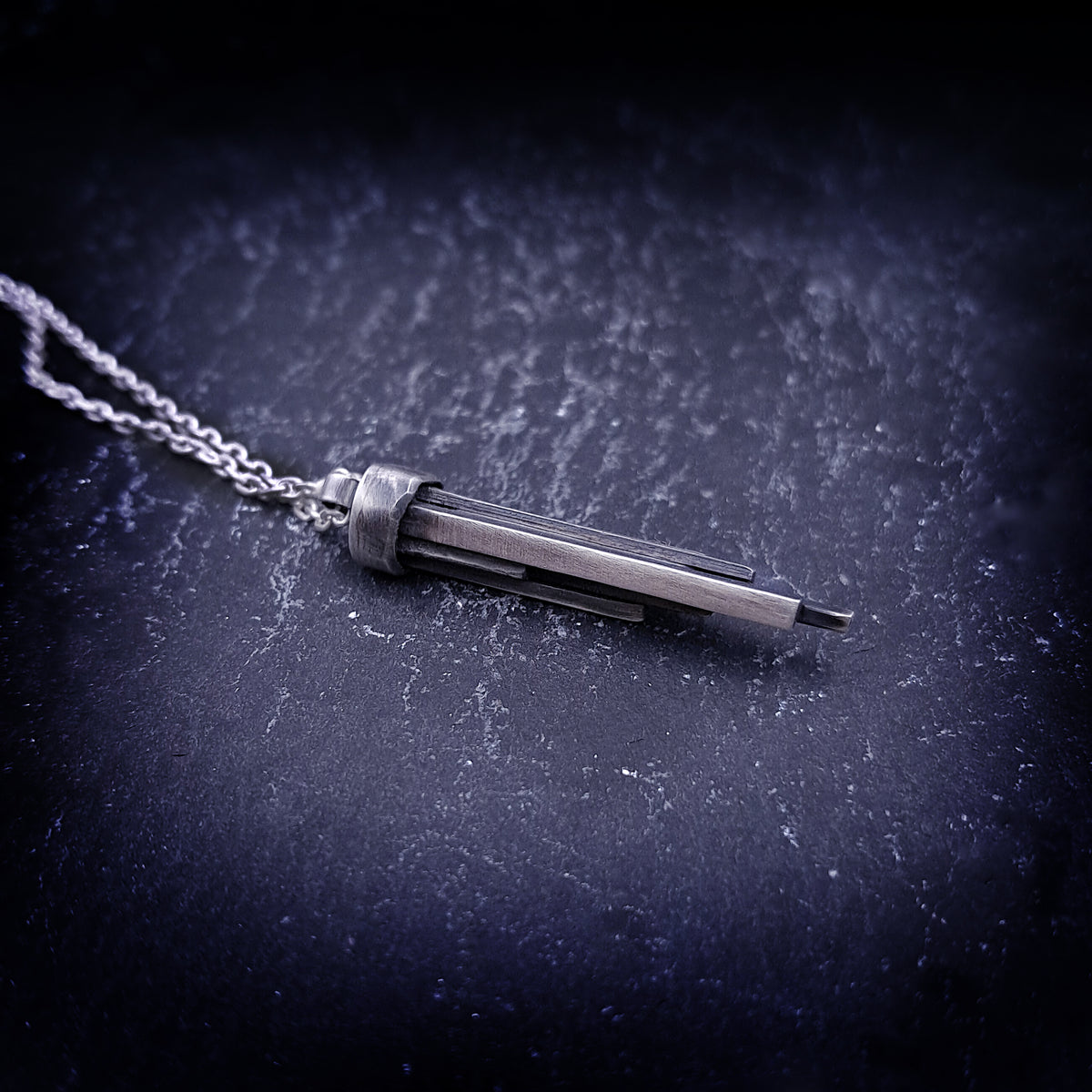 ''Stalactites''  925 Silver Necklace