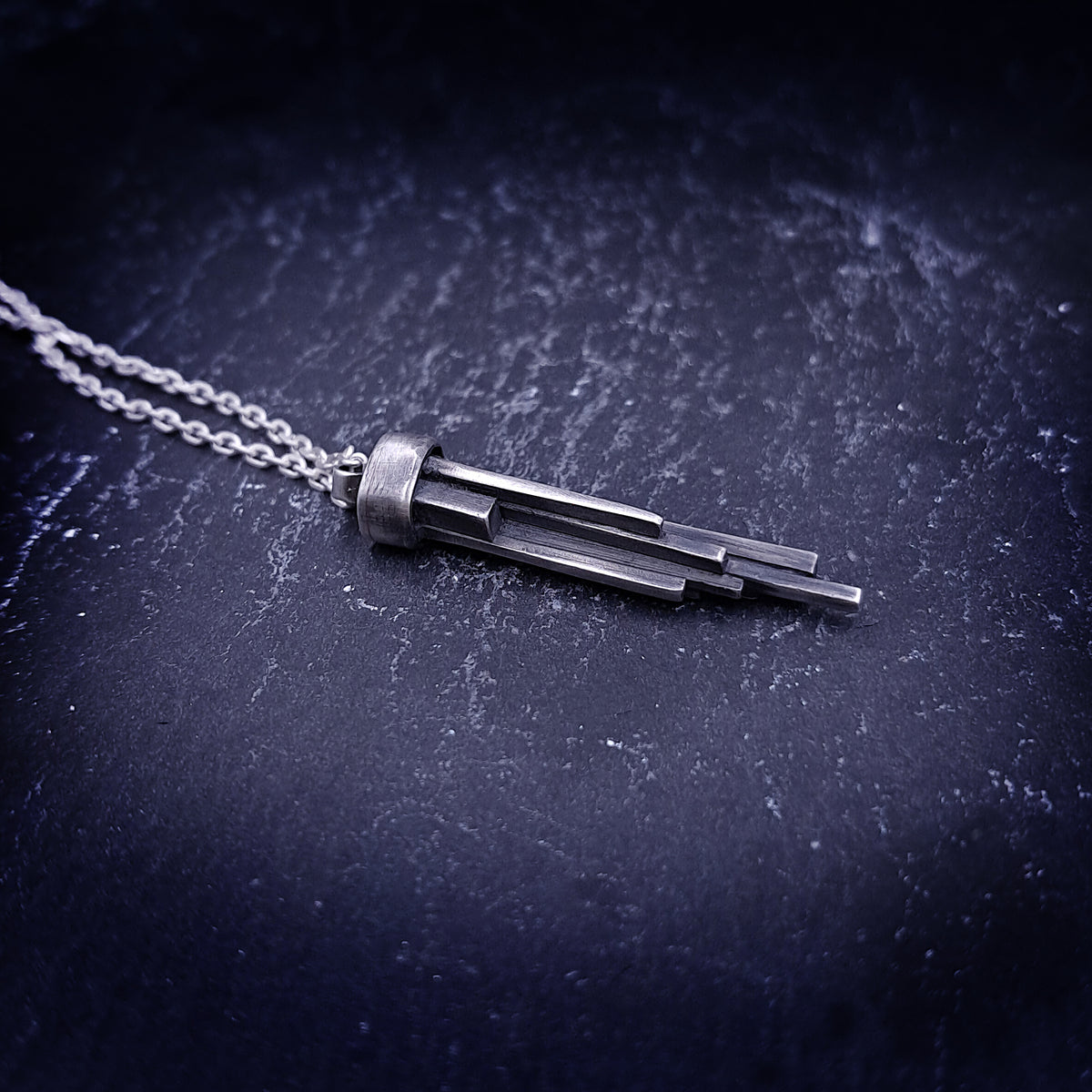 ''Stalactites''  925 Silver Necklace
