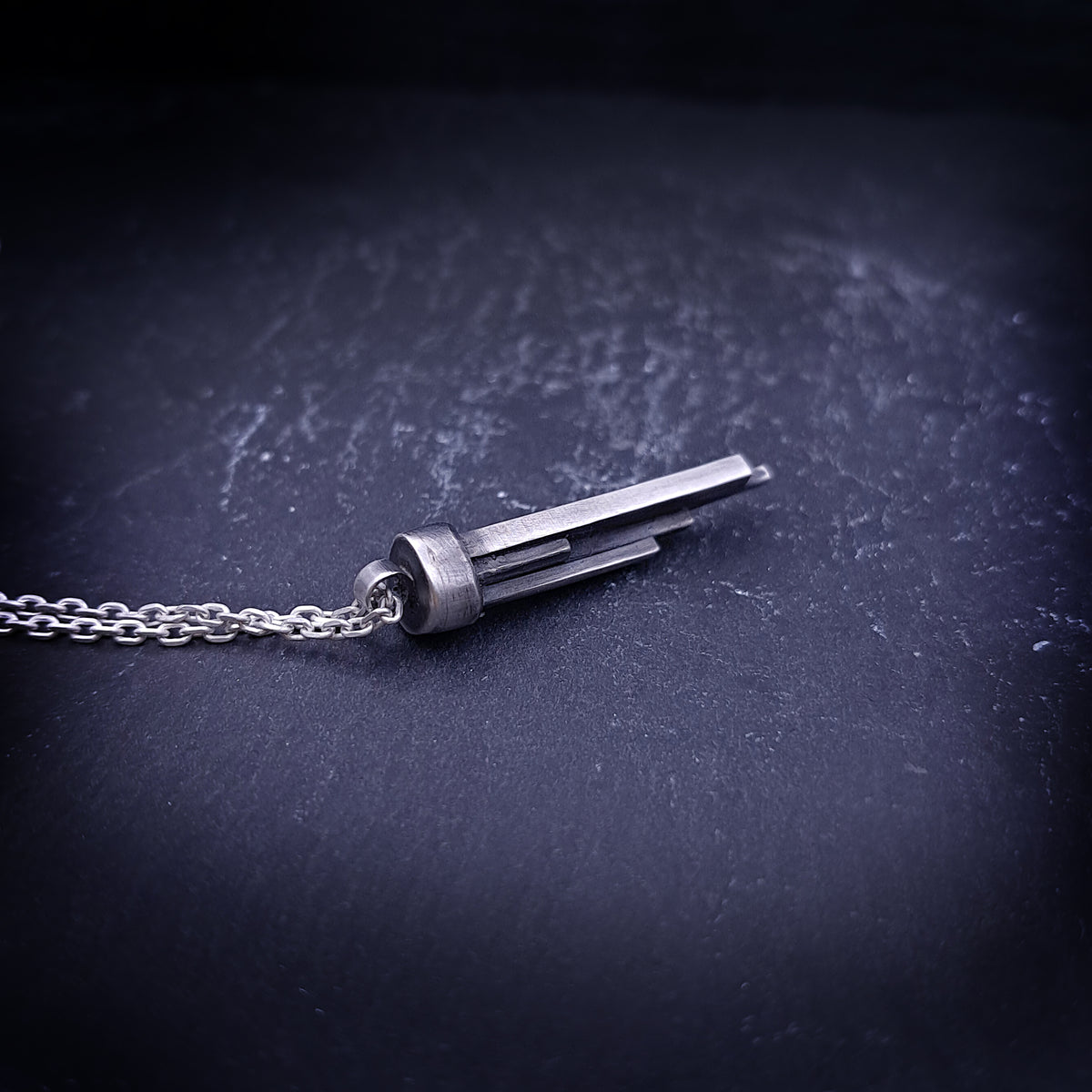 ''Stalactites''  925 Silver Necklace