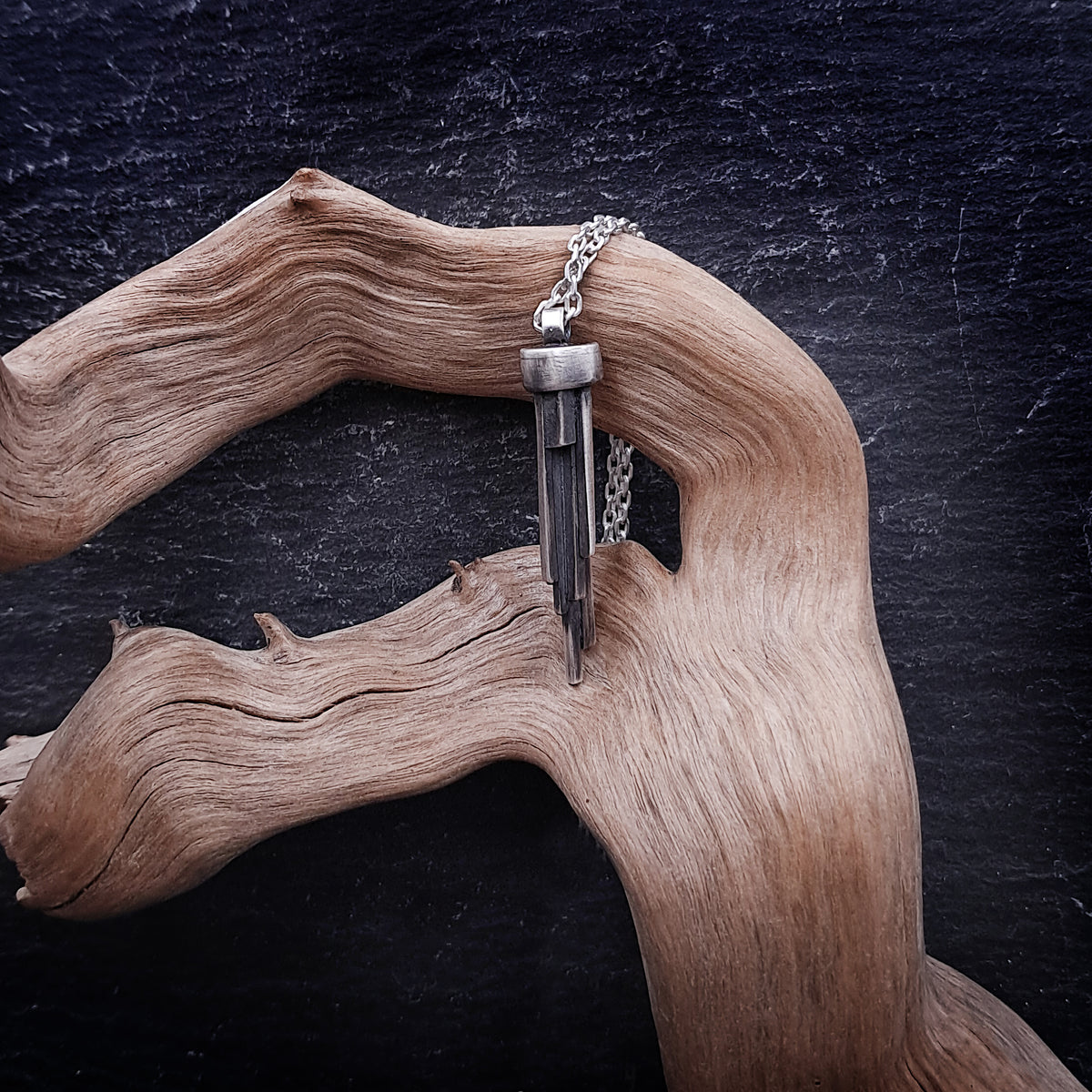 ''Stalactites''  925 Silver Necklace